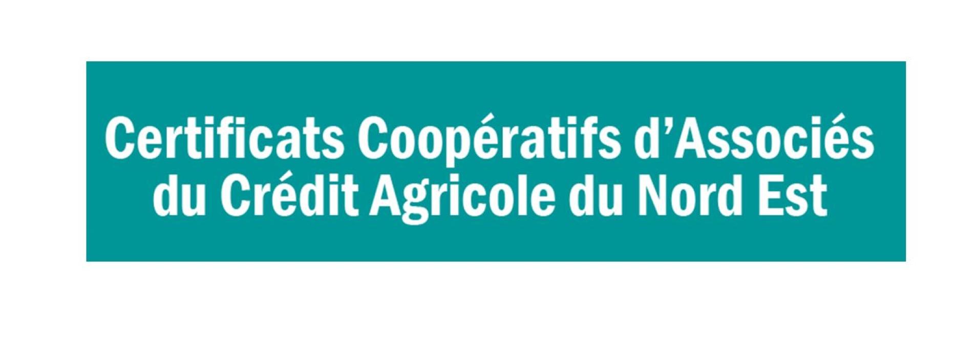 certificats cooperatifs dassocies du credit agricole du nord est a compter du 2 avril 2026 05cdf460