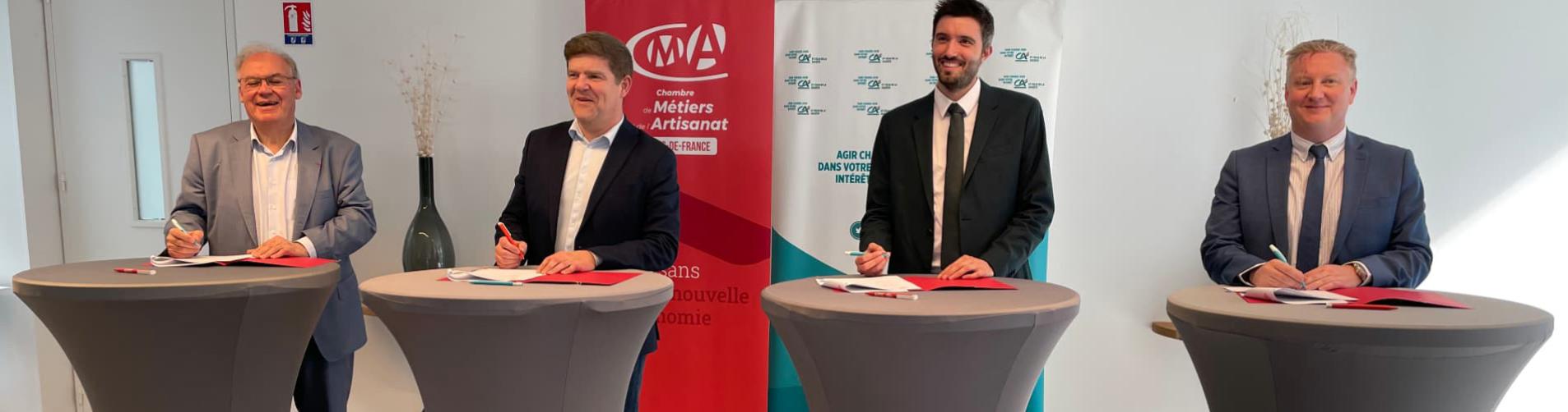 Le Crédit Agricole du Nord Est partenaire de la CMA des Hauts de France