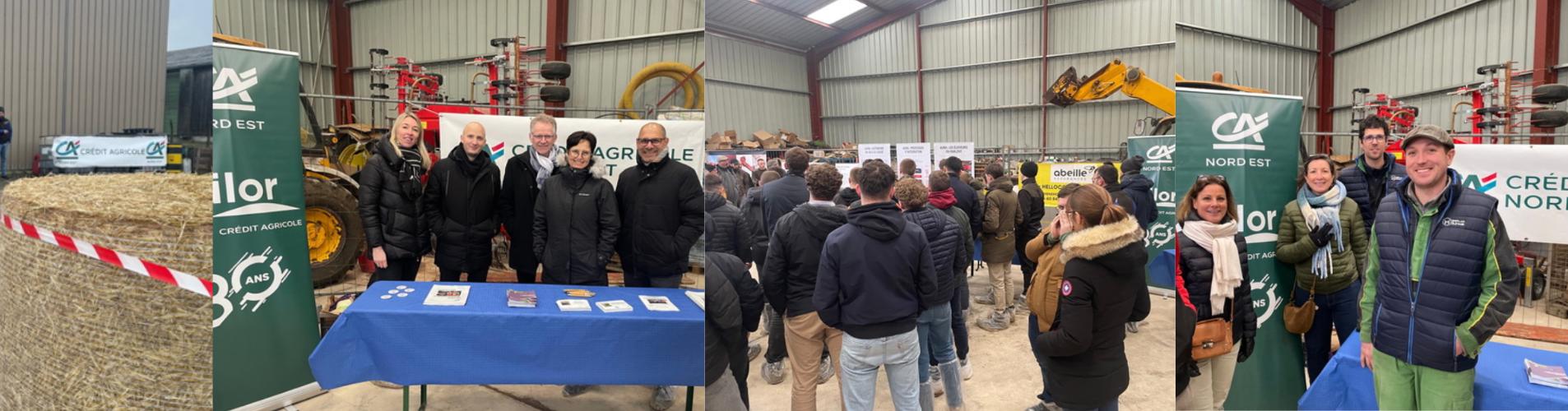 participation du credit agricole du nord est a la journee ferme ouverte de la scea de la naux 860e1af0